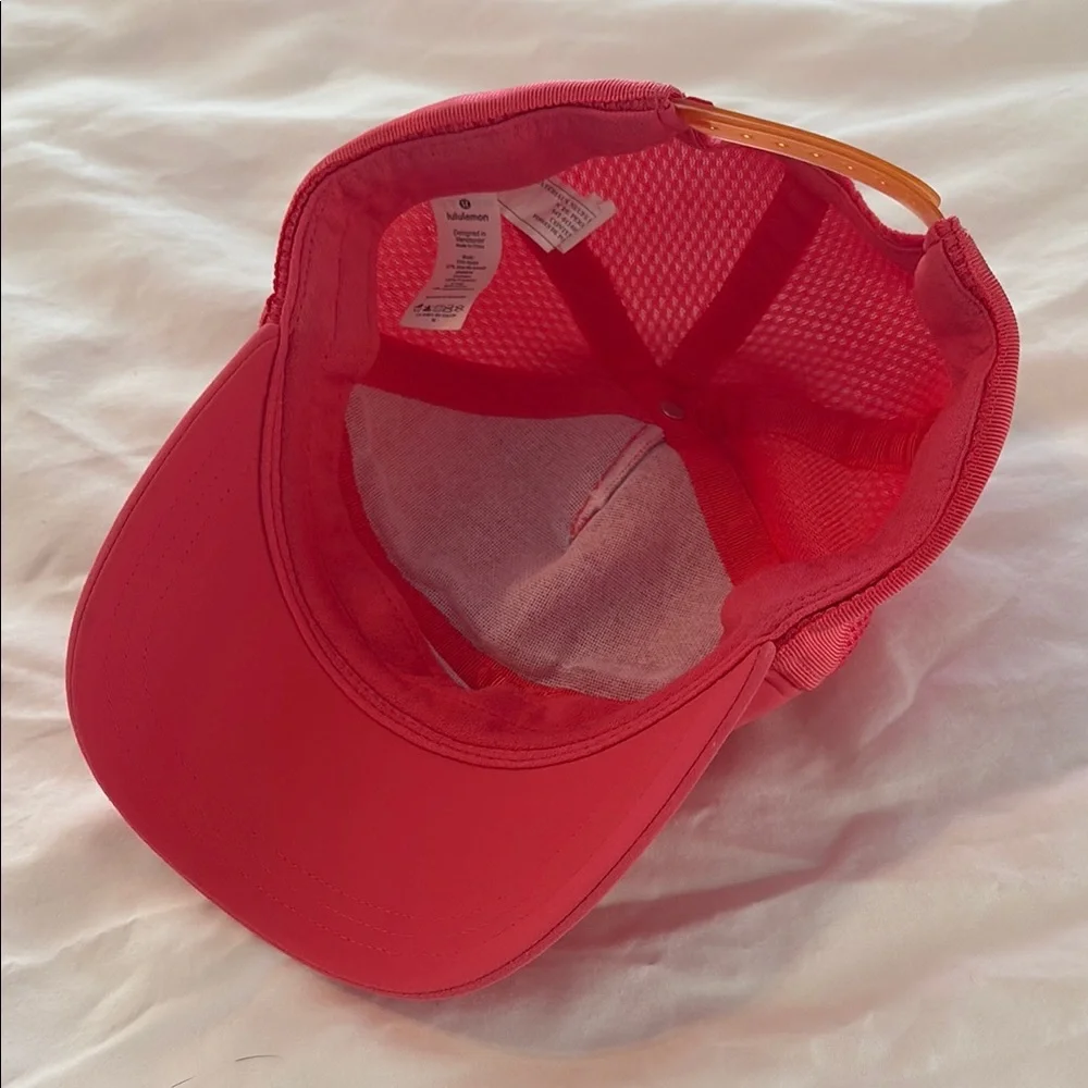 Lululemon Athletica Pink Mesh Cap - Picture 3 of 6